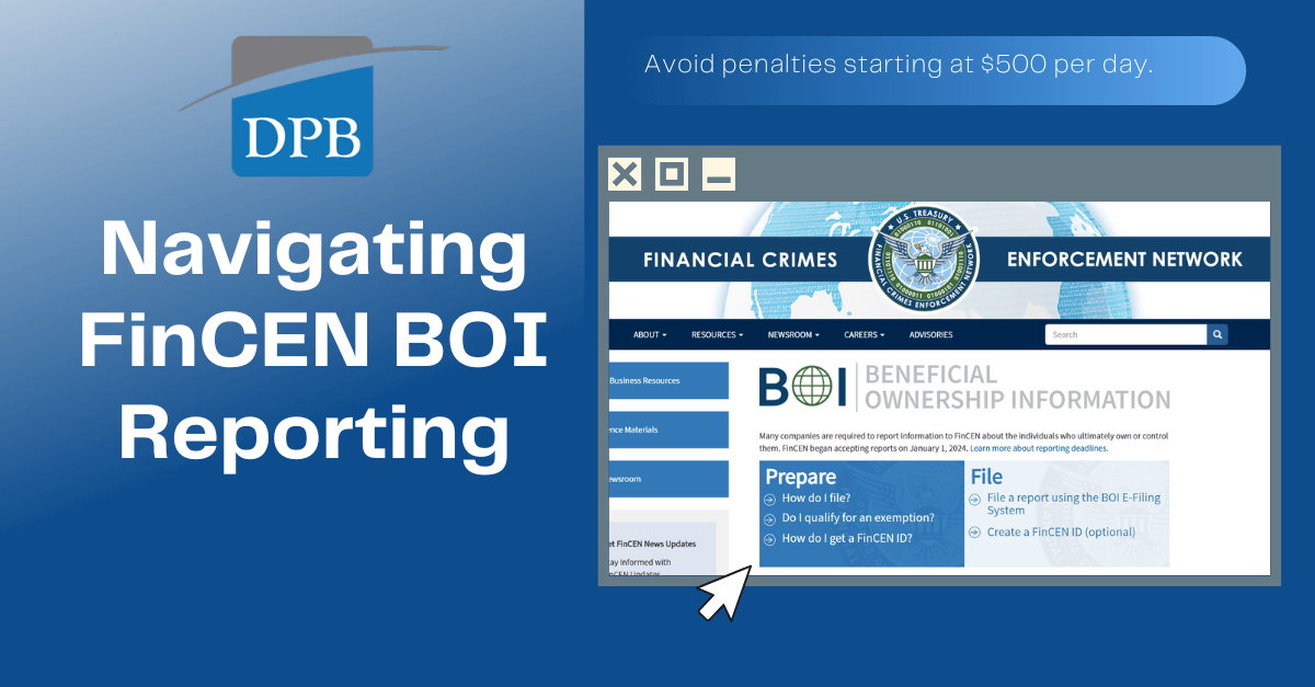 Navigating FinCEN BOI Reporting